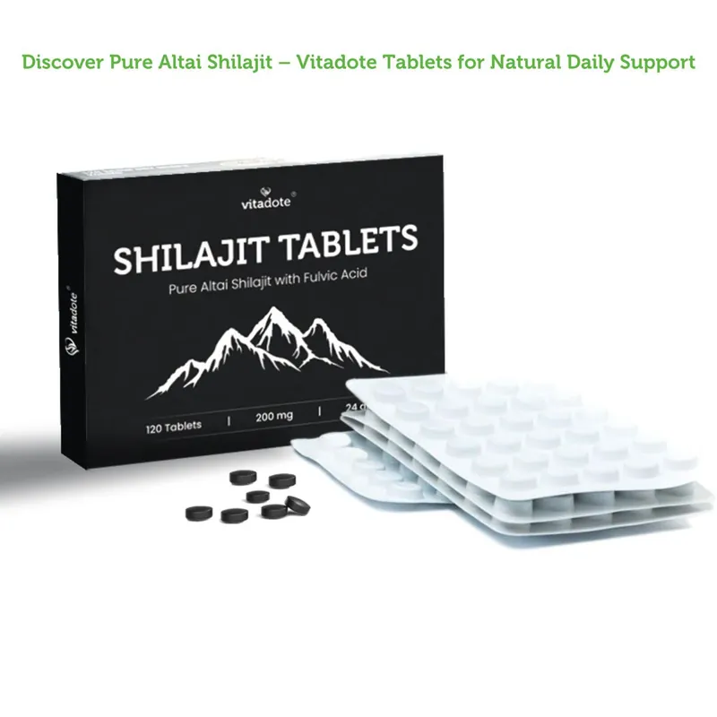 Pure Altai Shilajit Vegan Tablets